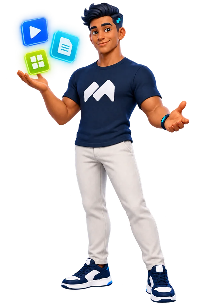 Mundo, personagem digital da MundoStores