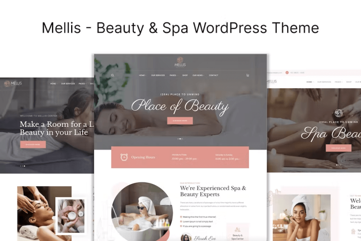 Mellis – Tema WordPress de beleza e spa