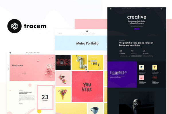Tracem – Tema WordPress de Agência e Portfólio