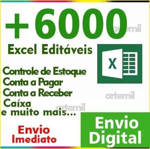 6000 Mil Planilhas editaveis