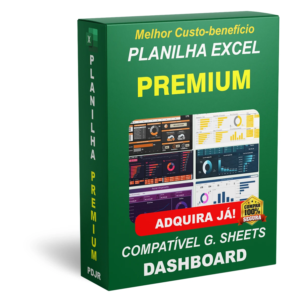 Planilhas Excel com Dashboard Premium