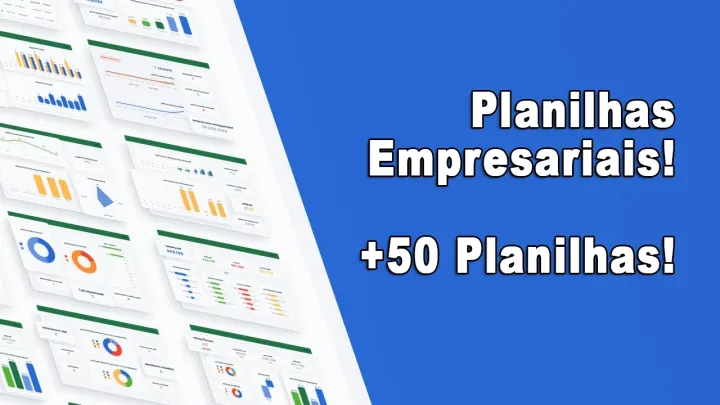 Planilhas Empresariais - +50 Planilhas!