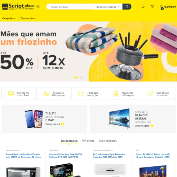 Script Marketplace Completo - Place v4.0
