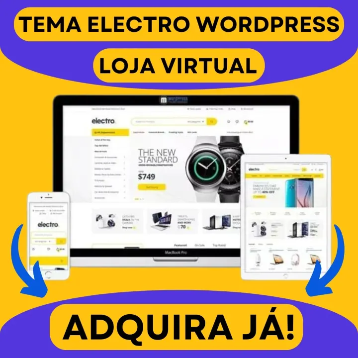 Tema Wordpress Electro Pro Atualizado para Woocommerce 2026