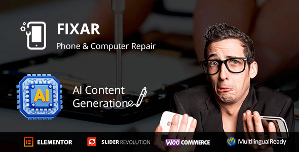 Fixar- Phone & Computer Repair Theme