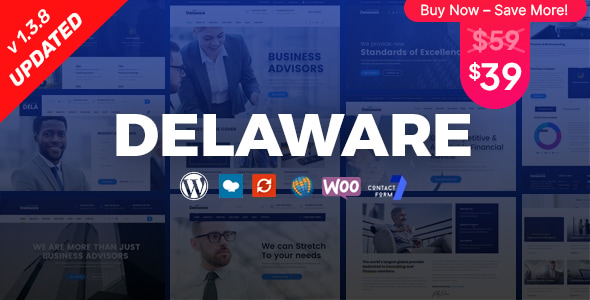 Delaware  - Consulting and Finance WordPress Theme