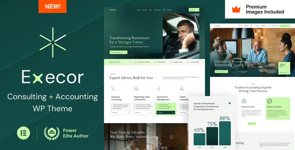 Execor - Accounting and Management Consulting WordPress Theme