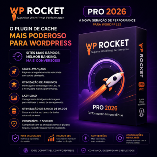WP Rocket Pro Original Envio Imediato