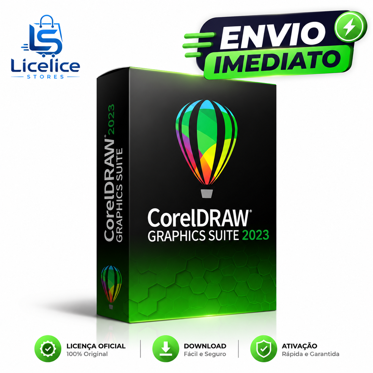 CorelDRAW Graphics Suite 2023 para Windows Vitalício - C\ Nota Fiscal