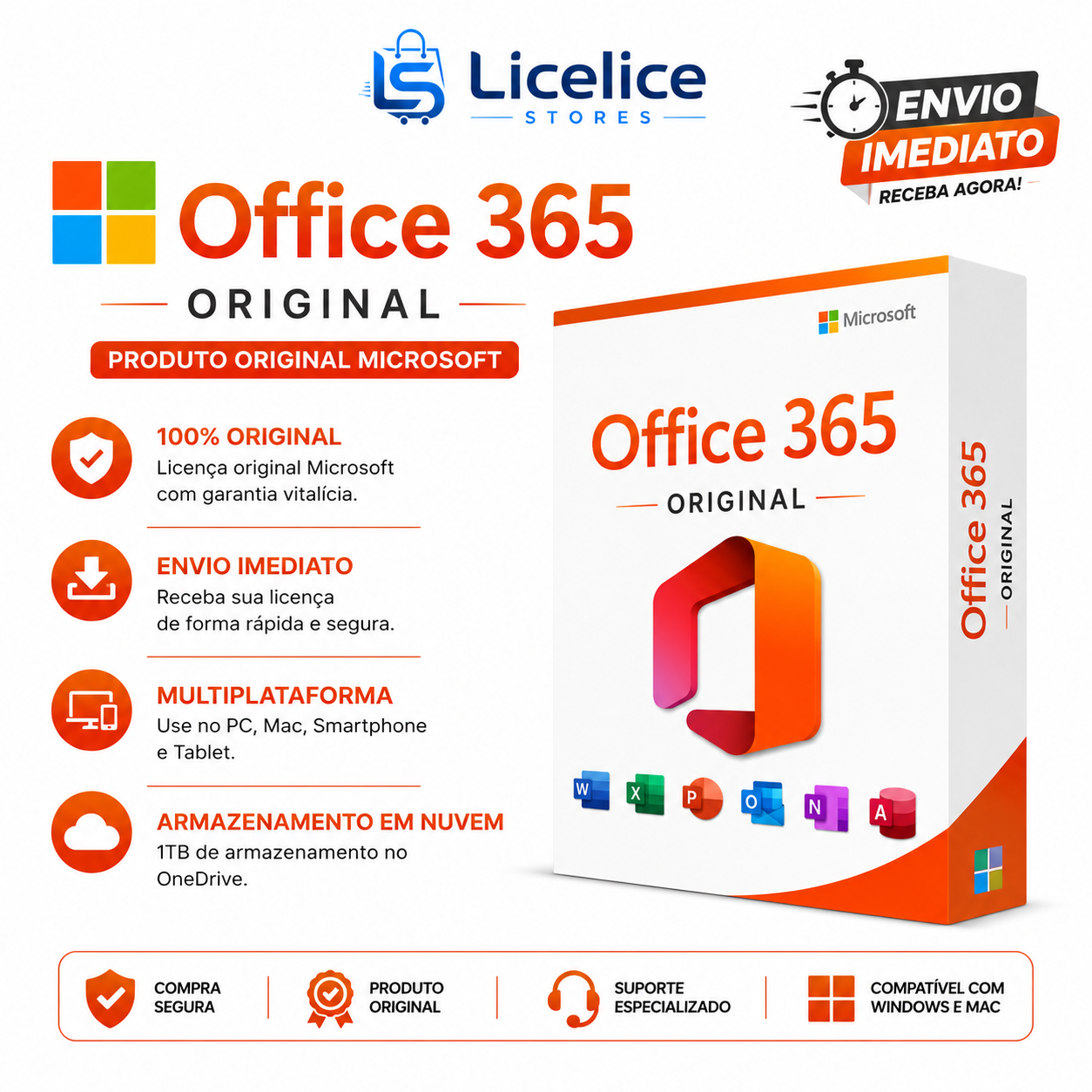 Office 365 Original - Nota Fiscal