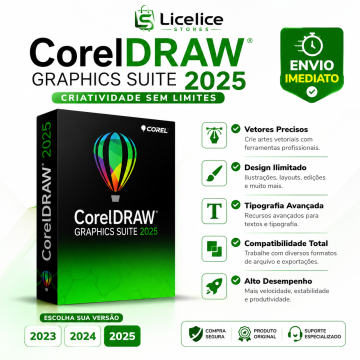 CorelDRAW Graphics Suite 2025 para Windows - C\ Nota Fiscal