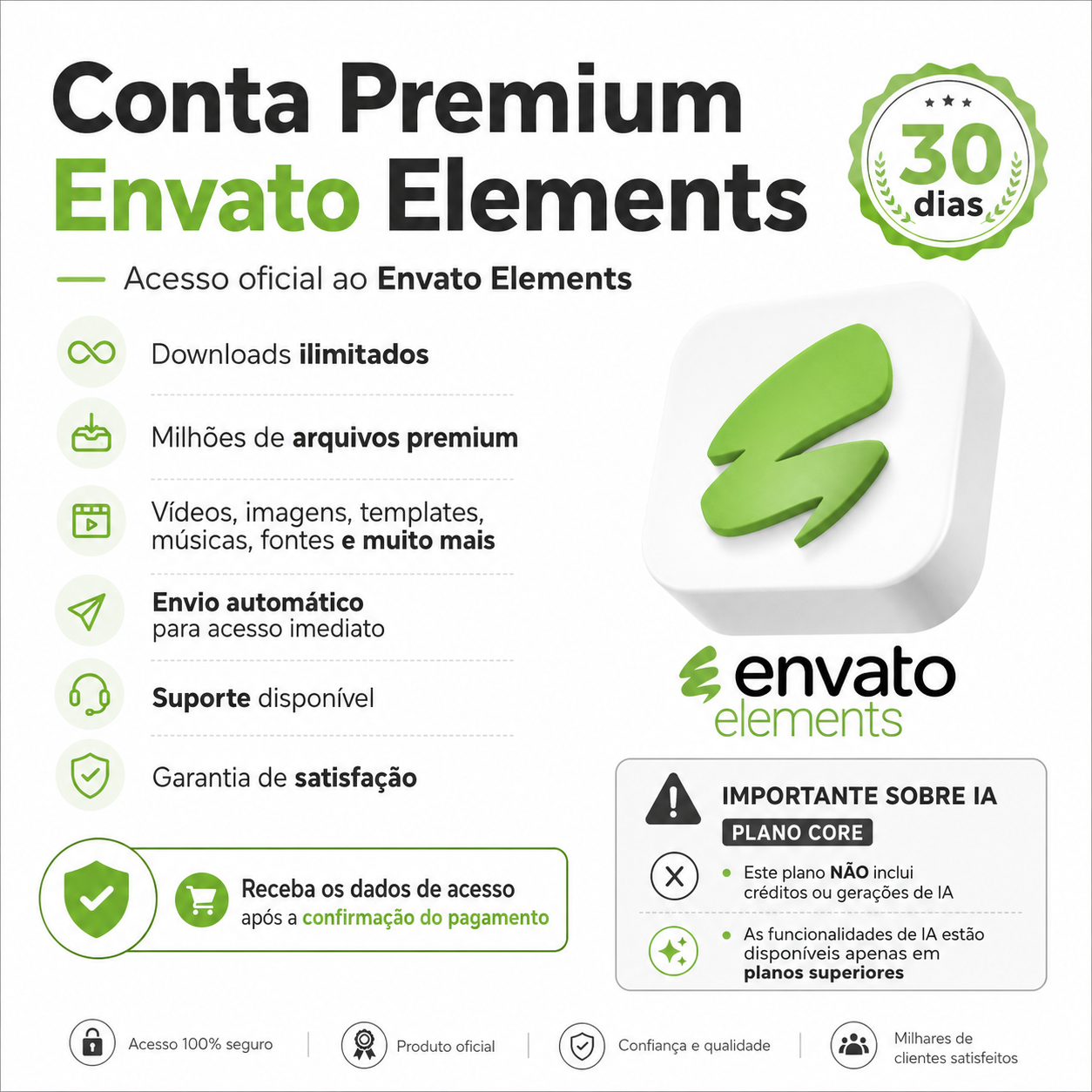 Evanto elements Conta