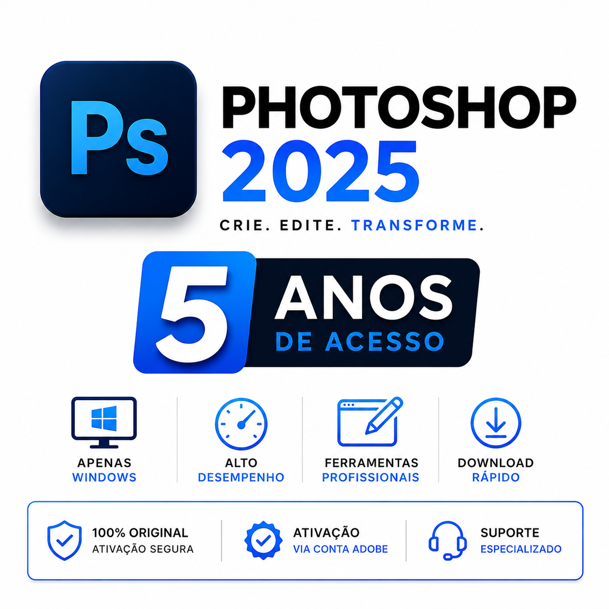 Photoshop Envio Imediato - Todas Versão NOTA FISCAL