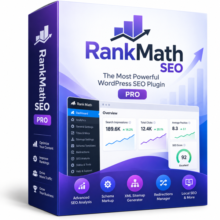 Rank Math SEO –Envio Imediato