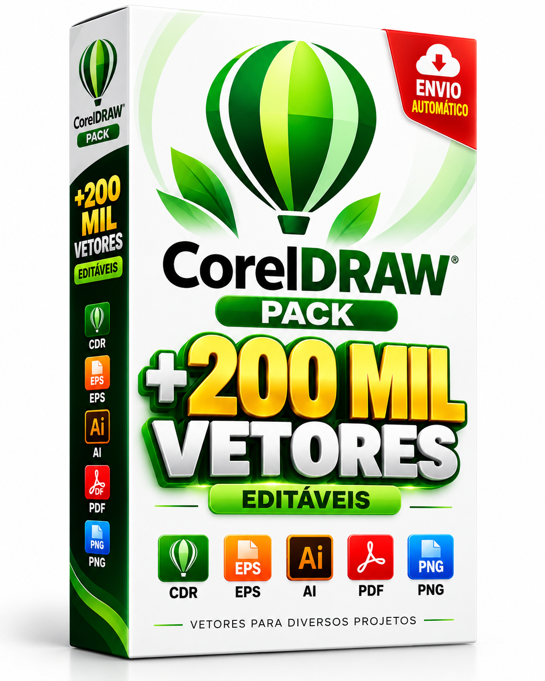 Corel Pack +200 Mil Vetores –Envio Automático