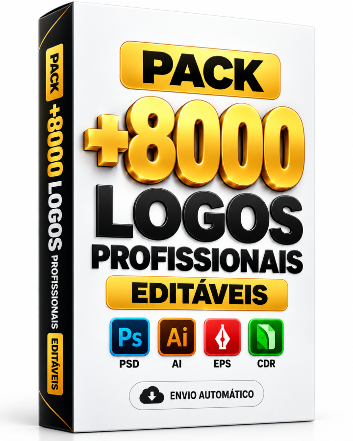 Pack +8000 Logos Profissionais –Envio Automático
