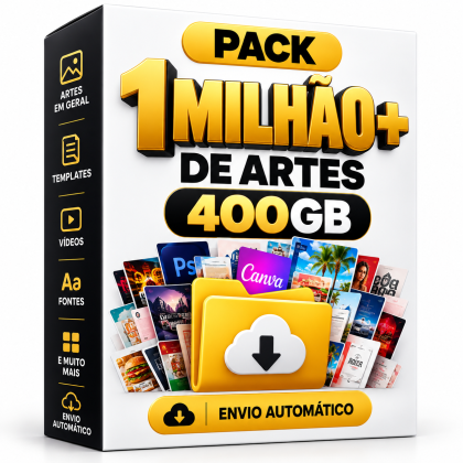 Pack 1 Milhão+ de Artes 400GB –Envio Automático