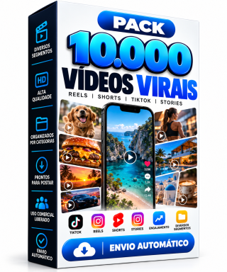 Pack 10.000 Vídeos Virais –Envio Automático