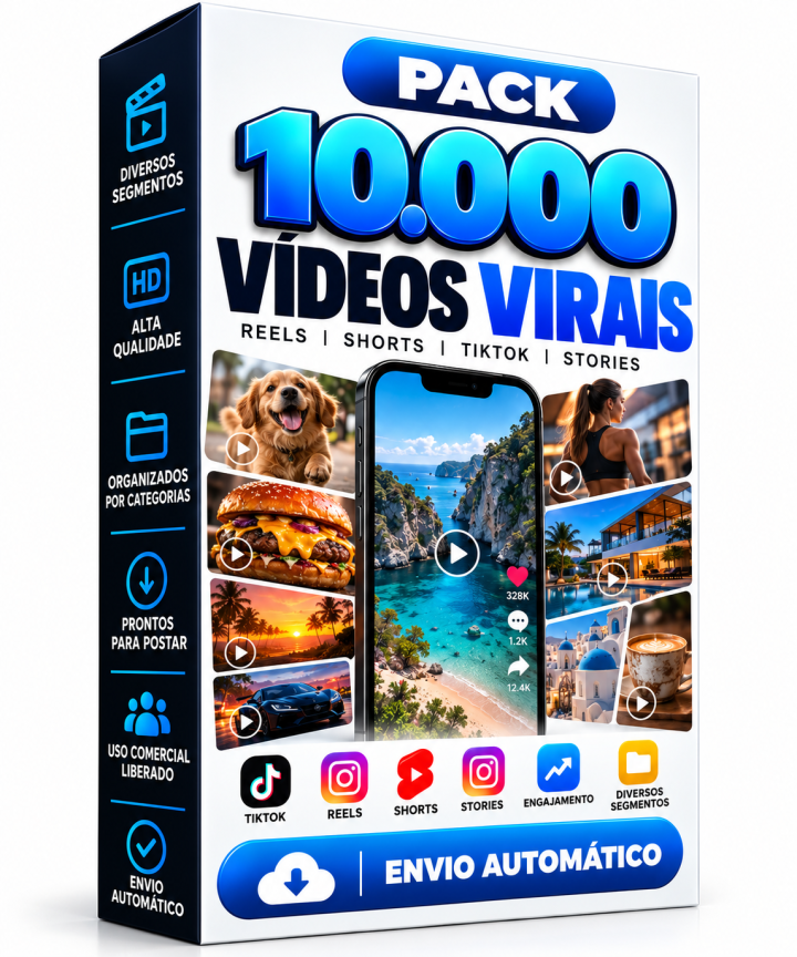 Pack 10.000 Vídeos Virais –Envio Automático