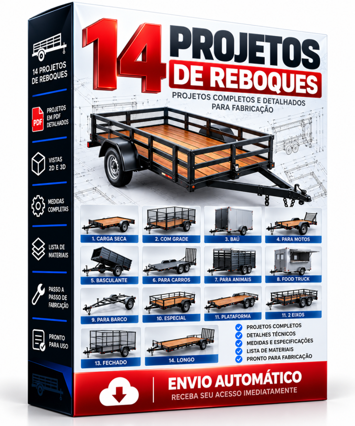 14 Projetos de Reboques –Envio Automático