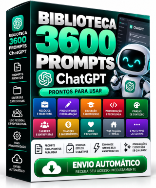 Biblioteca 3600 Prompts ChatGPT –Envio Automático