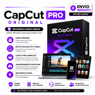 Capcut Pro 2027 - Conta ORIGINAL