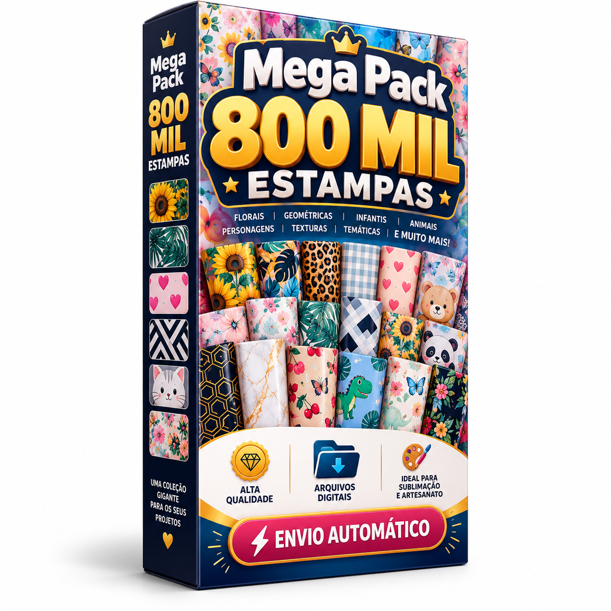 Mega Pack 800 Mil Estampas –Envio Automático
