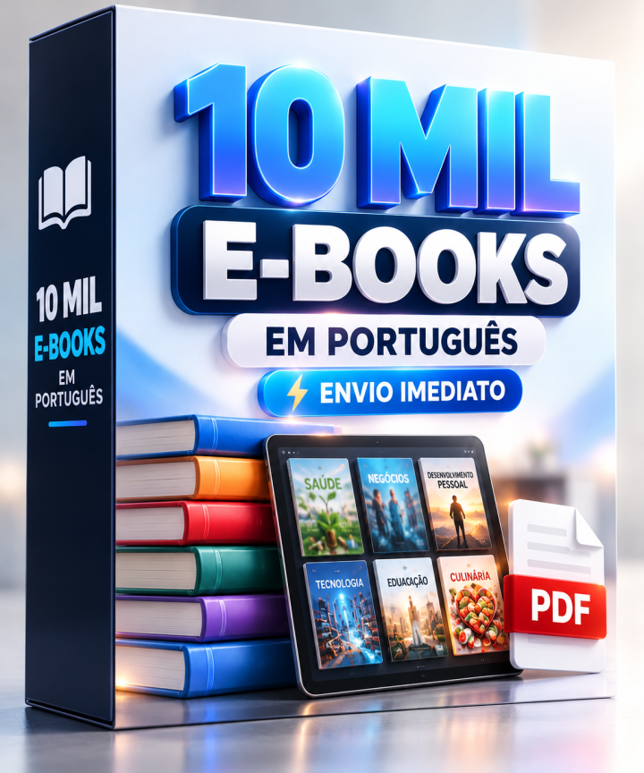10 Mil E-Books em Português – Envio Imediato