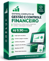 Miniatura de Sistema Completo de Gestao e Controle Financeiro